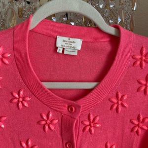 Kate Spade flower cardigan.